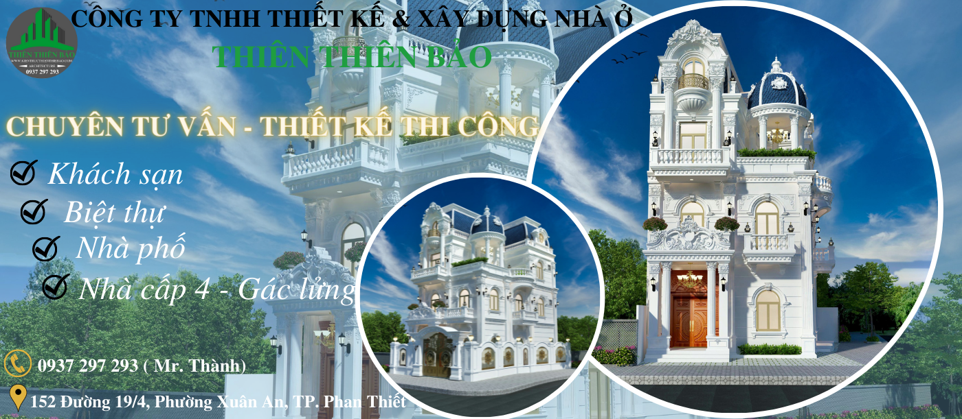 Thiết kế phan thiết - Nhà thầu xây dựng Thiên Thiên Bảo